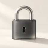 A silver padlock representing password generation